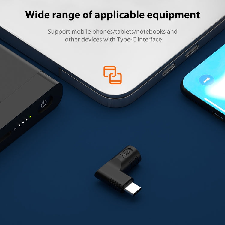 4.8x1.7mm 65W DC Input to USB-C / Type-C PD Power Adapter - free shipping - PMC TechLife - Order now!