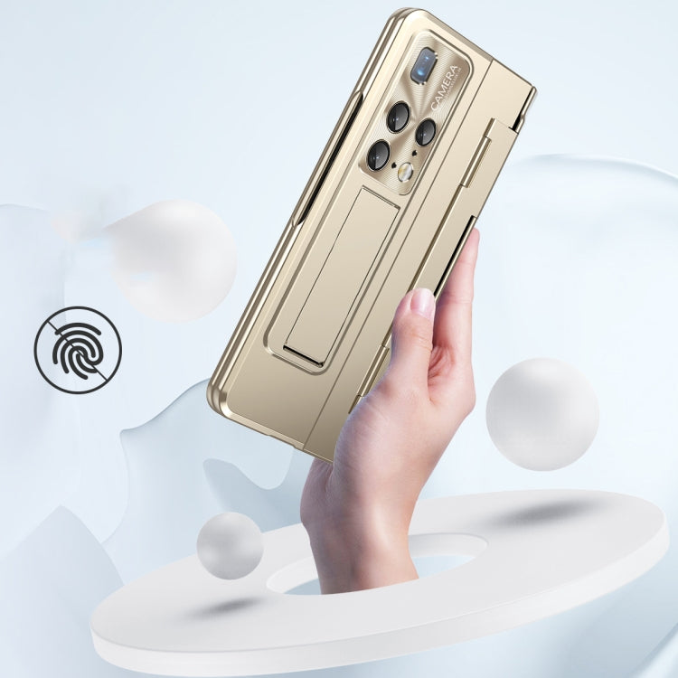 For Huawei Mate X2 Integrated Folding Hinge Phone Case with Stylus(Champagne Gold) - Huawei Cases by PMC TechLife | Online Shopping South Africa | PMC TechLife | Buy Now Pay Later Mobicred