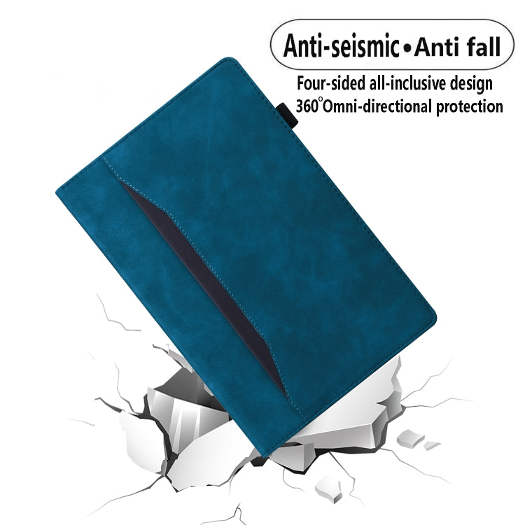 For Lenovo Tab M10 Plus 10.6 3rd Gen 2022 Business Shockproof Horizontal Flip Leather Tablet Case(Blue) - Lenovo by PMC TechLife | Online Shopping South Africa | PMC TechLife | Buy Now Pay Later Mobicred