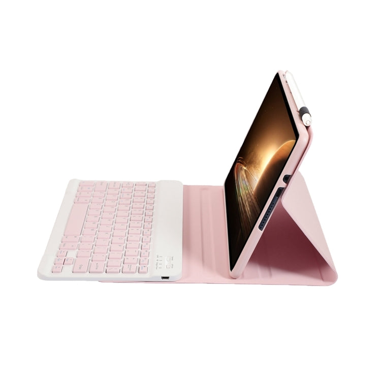 For OPPO Pad 2 11.61 inch 2023 OP13 Lambskin Texture Ultra-thin Detachable Bluetooth Keyboard Leather Case(Pink) - Others Keyboard by PMC TechLife | Online Shopping South Africa | PMC TechLife