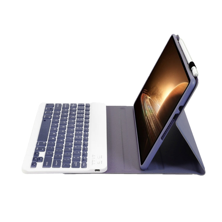 For OPPO Pad 2 11.61 inch 2023 OP13 Lambskin Texture Ultra-thin Detachable Bluetooth Keyboard Leather Case(Purple) - Others Keyboard by PMC TechLife | Online Shopping South Africa | PMC TechLife