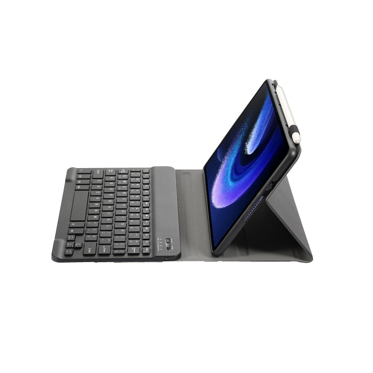 For Xiaomi Pad 6 / Pad 6 Pro A0N7 Lambskin Texture Ultra-thin Bluetooth Keyboard Leather Case(Black) - Xiaomi Keyboard by PMC TechLife | Online Shopping South Africa | PMC TechLife | Buy Now Pay Later Mobicred