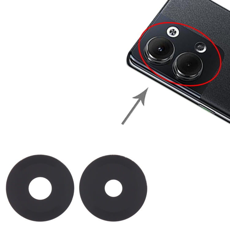 For OPPO Reno9 Pro 10pcs Back Camera Lens - Camera Series by PMC TechLife | Online Shopping South Africa | PMC TechLife