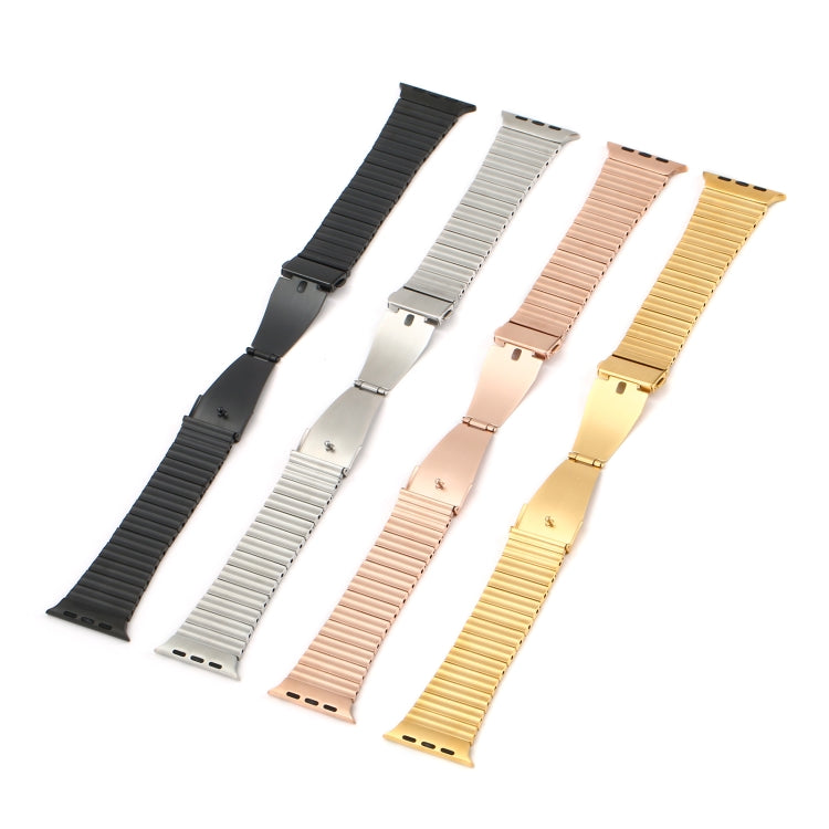 Ocean Metal Replacement Watch Band For Apple Watch SE 2023 40mm(Gold) - Watch Bands by PMc TechLife | Online Shopping South Africa | PMc TechLife | Buy Now Pay Later Mobicred