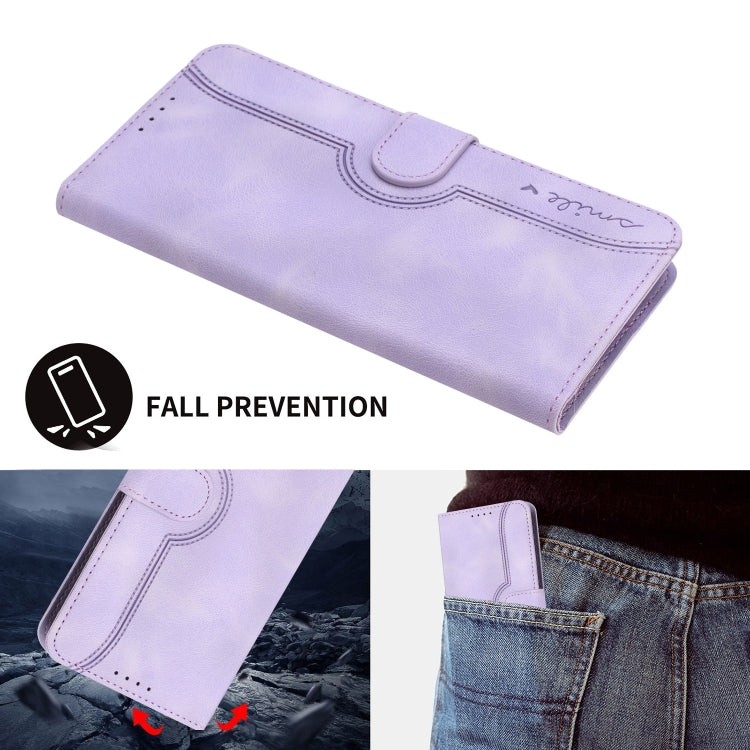 For Xiaomi Redmi Note 13 Pro 4G Heart Pattern Skin Feel Leather Phone Case(Purple) - Note 13 Pro Cases by PMC TechLife | Online Shopping South Africa | PMC TechLife | Buy Now Pay Later Mobicred