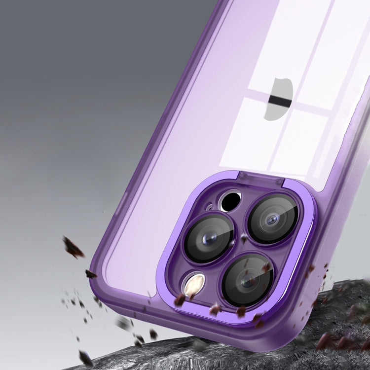 For iPhone 15 Plus Invisible Lens Bracket Matte Transparent MagSafe Phone Case(Pink) - iPhone 15 Plus Cases by PMC TechLife | Online Shopping South Africa | PMC TechLife