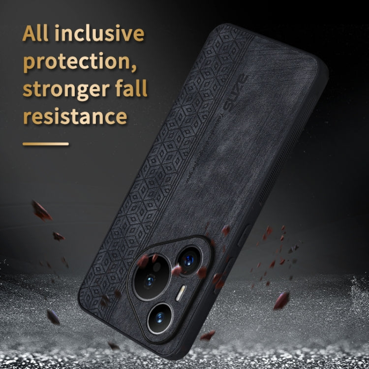 For Huawei Pura 70 Pro AZNS 3D Embossed Skin Feel Phone Case(Purple) - free shipping - PMC Jewellery - Order now!