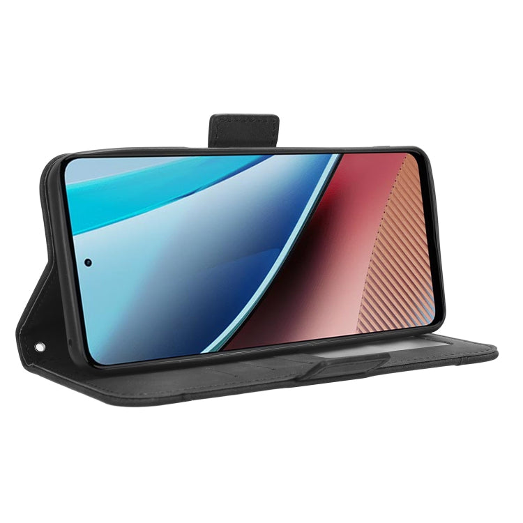 For Motorola Moto G Stylus 5G 2023 Skin Feel Calf Texture Card Slots Leather Phone Case(Black) - Motorola Cases by PMC TechLife | Online Shopping South Africa | PMC TechLife | Buy Now Pay Later Mobicred