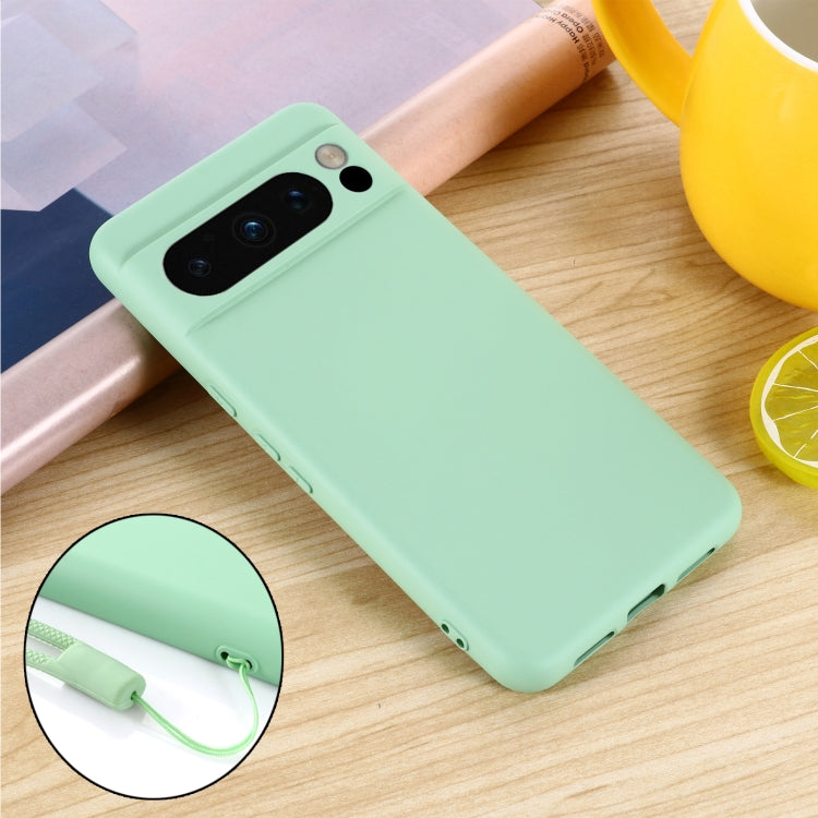For Google Pixel 8 Pro Pure Color Liquid Silicone Shockproof Phone Case(Green) - free shipping - PMC TechLife - Order now!