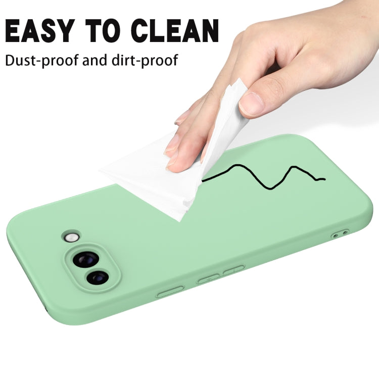 For Google Pixel 9a Pure Color Liquid Silicone Shockproof Phone Case(Green) - free shipping - PMC TechLife - Order now!