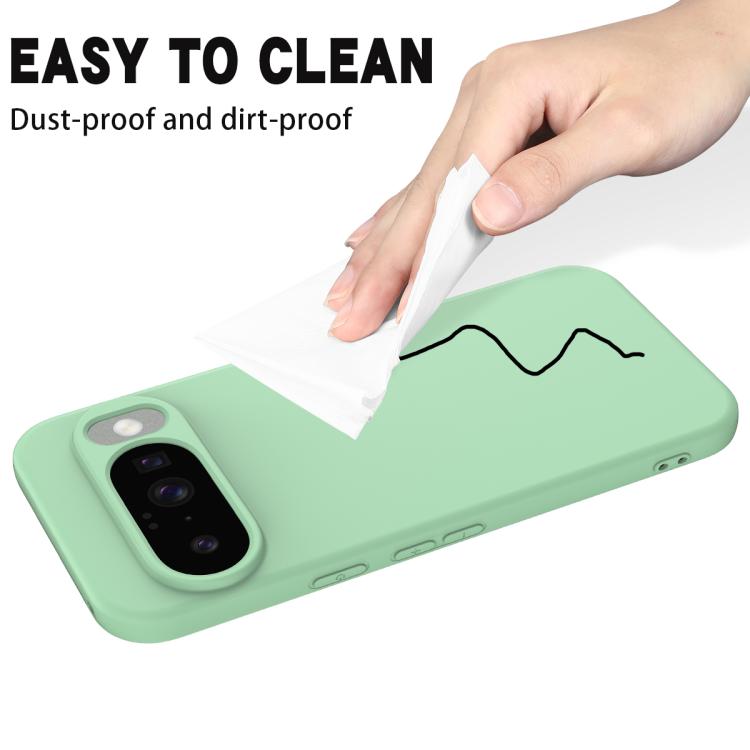 For Google Pixel 10 Pure Color Liquid Silicone Shockproof Phone Case(Green) - free shipping - PMC TechLife - Order now!