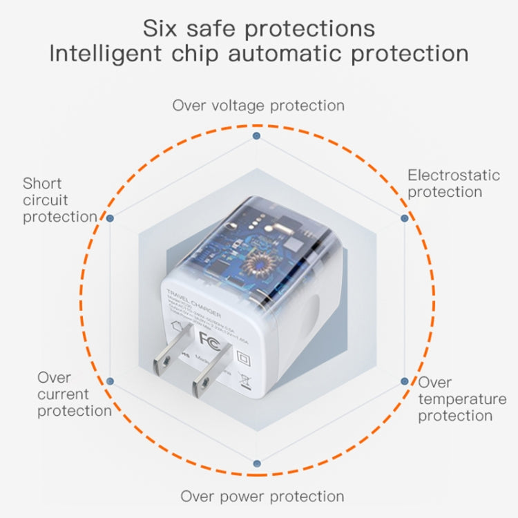Yesido YC-30 PD 20W Type-C Port Mini Travel Fast Charger(UK Plug) - USB Charger by Yesido | Online Shopping South Africa | PMC TechLife | Buy Now Pay Later Mobicred