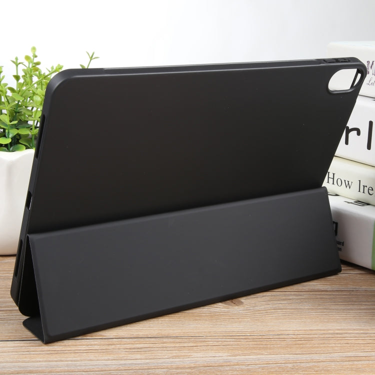 For iPad 10.9 2022 / Air 5 / Air 4 GEBEI 3-folding Holder Shockproof Flip Leather Tablet Case(Black) - free shipping - PMc TechLife - Order now!