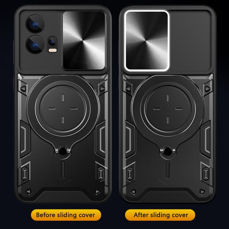 For Motorola Edge 30 Fusion CD Texture Sliding Camshield Magnetic Holder Phone Case(Pink) - free shipping - PMC TechLife - Order now!