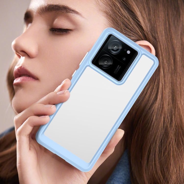 For Xiaomi Redmi K60 Ultra Colorful Series Acrylic Hybrid TPU Phone Case(Blue) - free shipping - PMC TechLife - Order now!