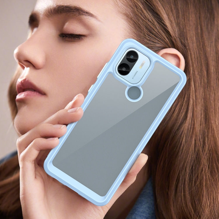 For Xiaomi Redmi A2+ Colorful Series Acrylic Hybrid TPU Phone Case(Blue) - Xiaomi Cases by PMC TechLife | Online Shopping South Africa | PMC TechLife | Buy Now Pay Later Mobicred