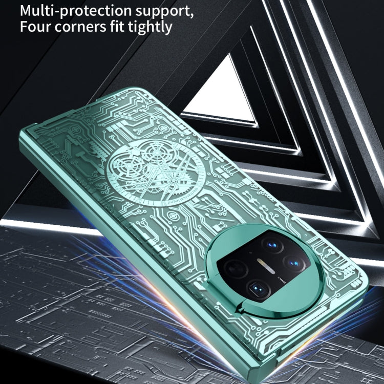 For Huawei Mate X3 Mechanical Legend Integrated Electroplating All-inclusive Phone Case(Champagne Gold) - Huawei Cases by PMC TechLife | Online Shopping South Africa | PMC TechLife | Buy Now Pay Later Mobicred