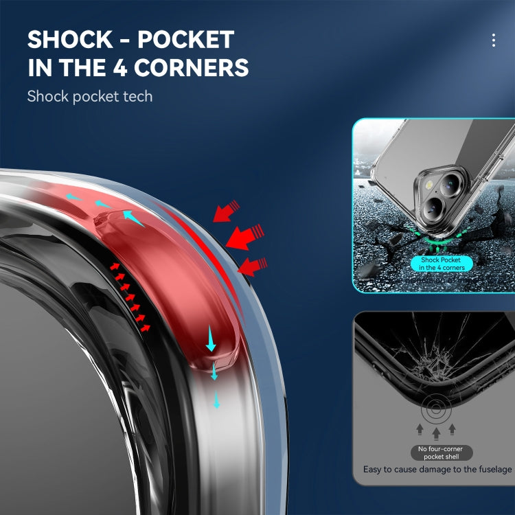 For iPhone 16 Plus MagSafe Clear Acrylic PC +TPU Phone Case(Transparent) - iPhone 16 Plus Cases by PMC TechLife | Online Shopping South Africa | PMC TechLife | Buy Now Pay Later Mobicred