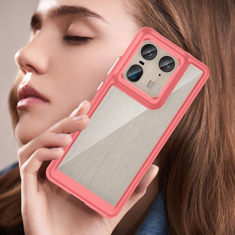 For Motorola Edge 50 Ultra Global Colorful Series Acrylic Hybrid TPU Phone Case(Red) - free shipping - PMC TechLife - Order now!