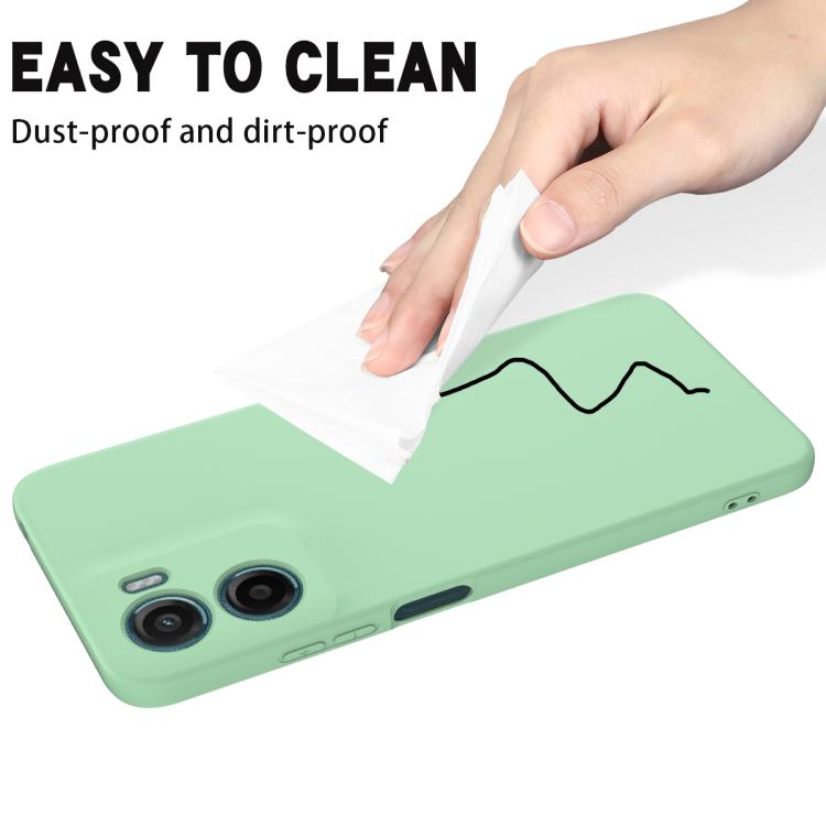 For Motorola Moto G05 / E15 Solid Color Liquid Silicone Dropproof Full Coverage Phone Case(Green) - free shipping - PMC TechLife - Order now!