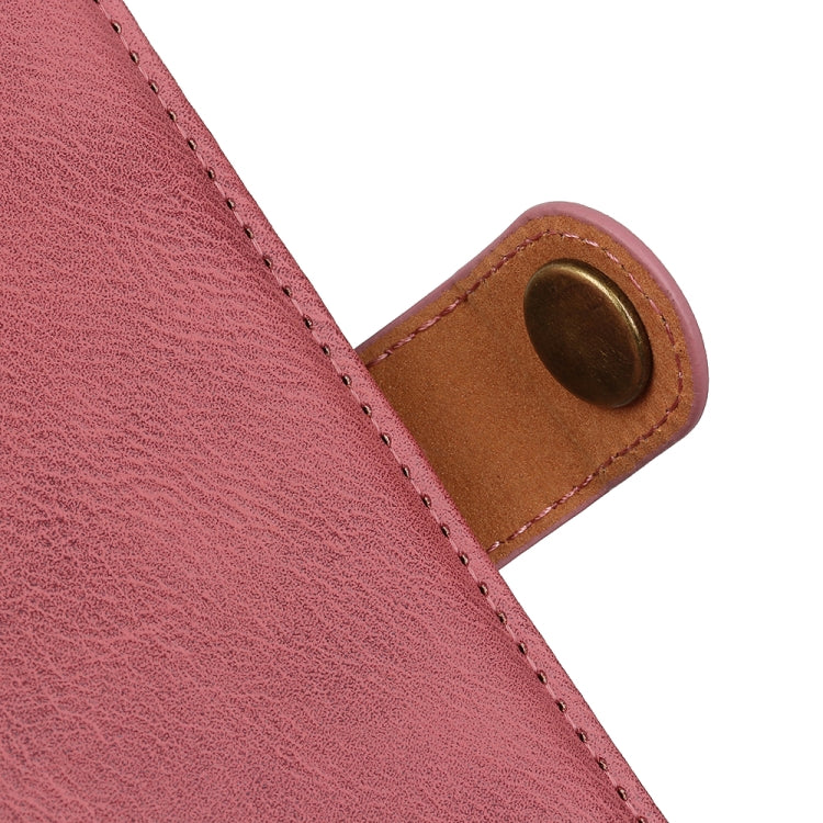 For OPPO Find X7 Pro / Find X7 Ultra KHAZNEH Cowhide Texture Flip Leather Phone Case(Pink) - Find X7 Ultra Cases by PMC TechLife | Online Shopping South Africa | PMC TechLife | Buy Now Pay Later Mobicred