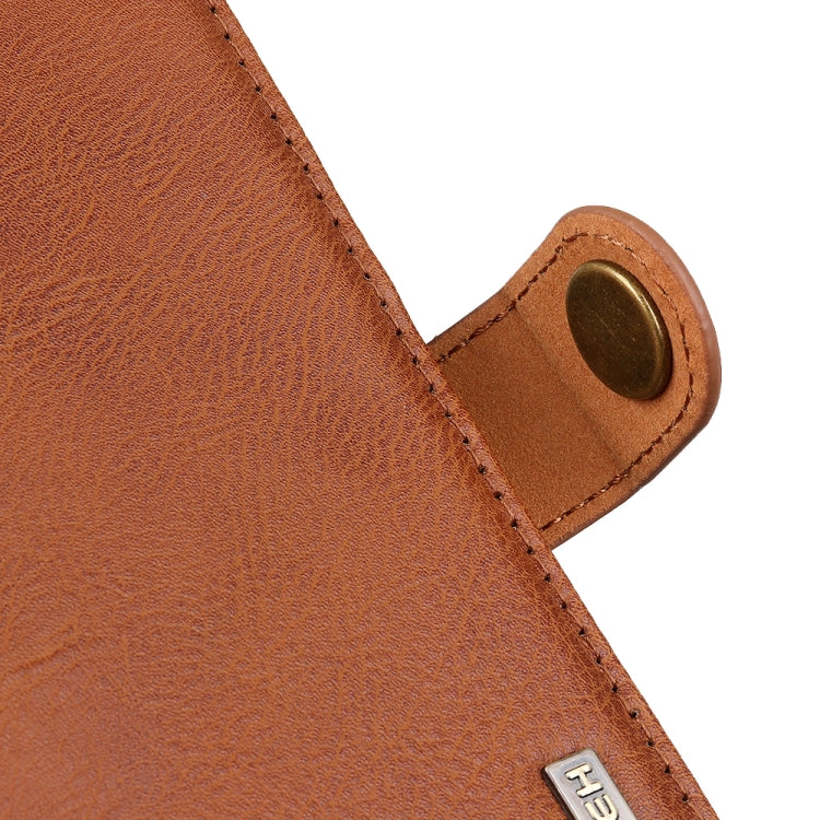 For OPPO Reno11 Pro 5G Global KHAZNEH Cowhide Texture Flip Leather Phone Case(Brown) - Reno11 Pro Cases by PMC TechLife | Online Shopping South Africa | PMC TechLife | Buy Now Pay Later Mobicred