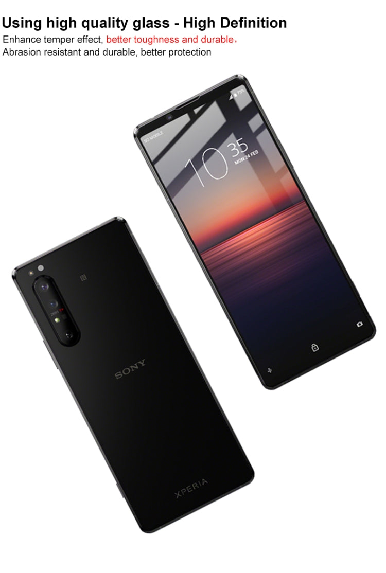 For Sony Xperia 1 II IMAK Pro+ Series Full Screen Tempered Glass Film - Sony Tempered Glass by imak | Online Shopping South Africa | PMC TechLife | Buy Now Pay Later Mobicred