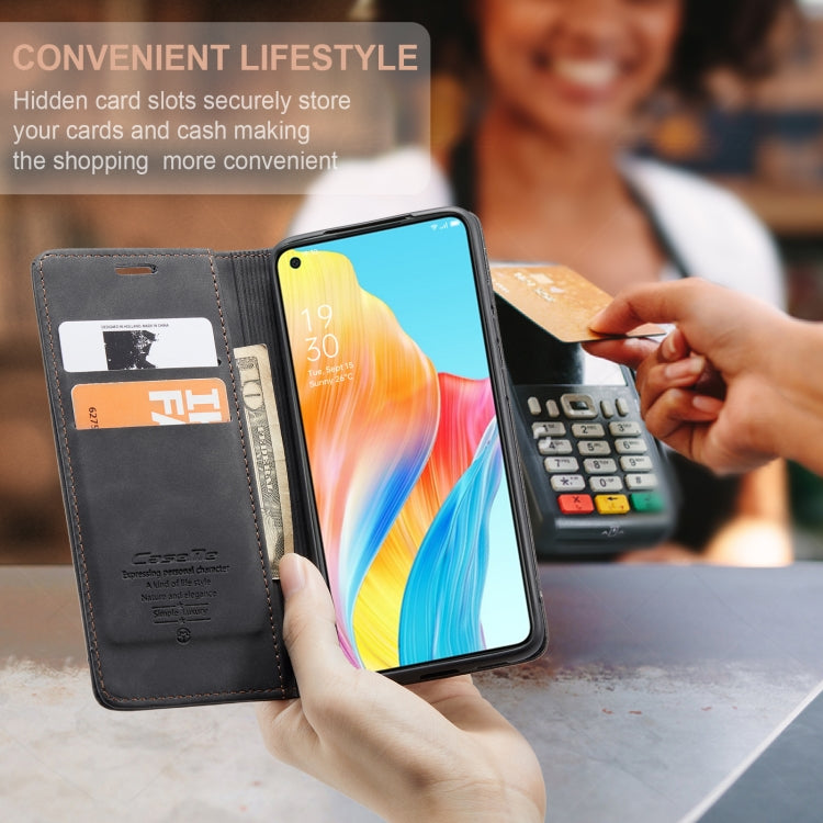For OPPO A78 4G CaseMe 013 Multifunctional Horizontal Flip Leather Phone Case(Black) - OPPO Cases by CaseMe | Online Shopping South Africa | PMC TechLife
