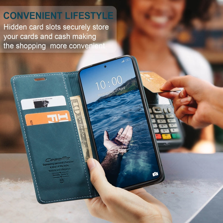 For Xiaomi 14 Pro CaseMe 013 Multifunctional Horizontal Flip Leather Phone Case(Blue) - free shipping - PMC Jewellery - Order now!