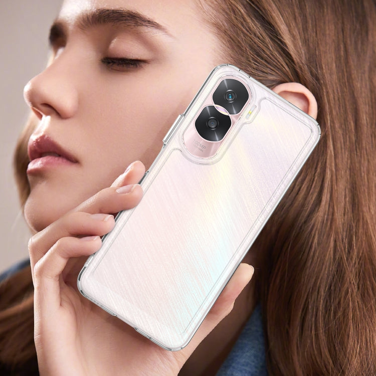 For Honor X50i Colorful Series Acrylic Hybrid TPU Phone Case(Transparent) - Honor Cases by PMC TechLife | Online Shopping South Africa | PMC TechLife | Buy Now Pay Later Mobicred