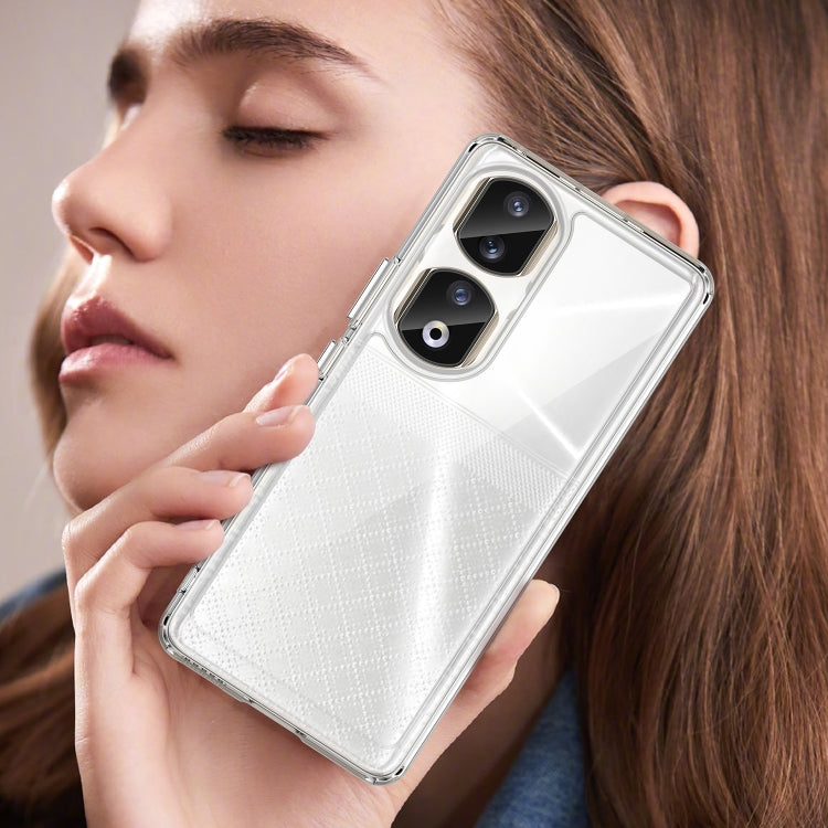 For Honor 80 Pro Colorful Series Acrylic Hybrid TPU Phone Case(Transparent) - Honor Cases by PMC TechLife | Online Shopping South Africa | PMC TechLife | Buy Now Pay Later Mobicred