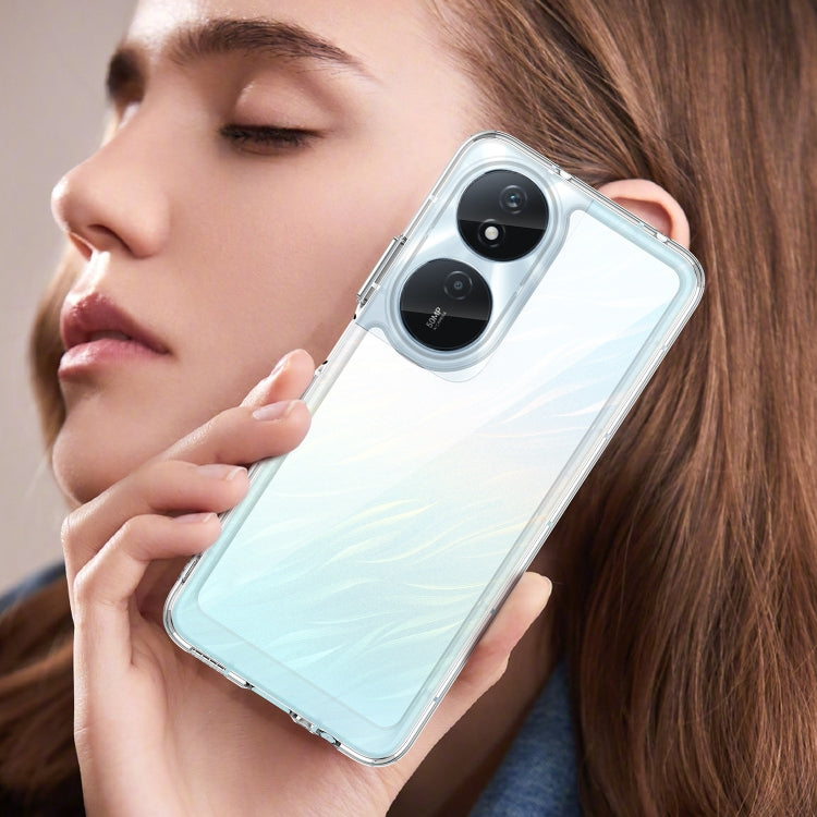 For Honor Play 50 Plus Colorful Series Acrylic Hybrid TPU Phone Case(Transparent) - Honor Cases by PMC TechLife | Online Shopping South Africa | PMC TechLife | Buy Now Pay Later Mobicred