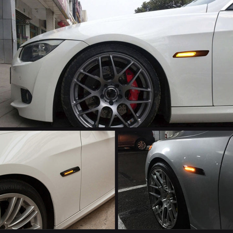 2 PCS Car Fender Light LED Leaf Board Side DC12V / 1.7W for BMW, Yellow Light, Style:F - Arrow Turn Lights by PMC TechLife | Online Shopping South Africa | PMC TechLife | Buy Now Pay Later Mobicred