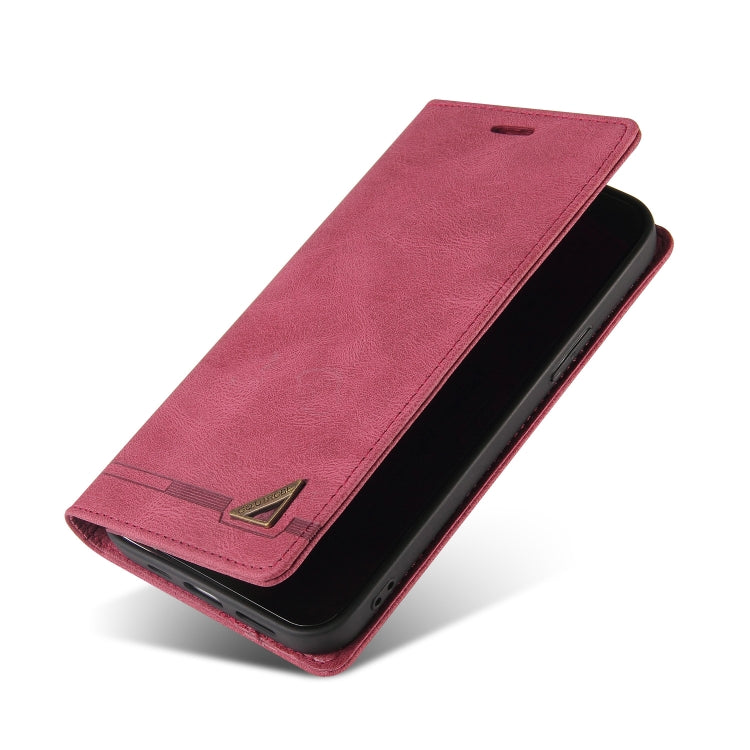 For Xiaomi Redmi 13C Skin Feel Anti-theft Brush Horizontal Flip Leather Case with Holder(Wine Red) - 13C Cases by PMC TechLife | Online Shopping South Africa | PMC TechLife | Buy Now Pay Later Mobicred