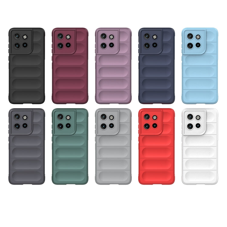 For Motorola Edge 50 Neo Magic Shield TPU + Flannel Phone Case(White) - free shipping - PMC TechLife - Order now!