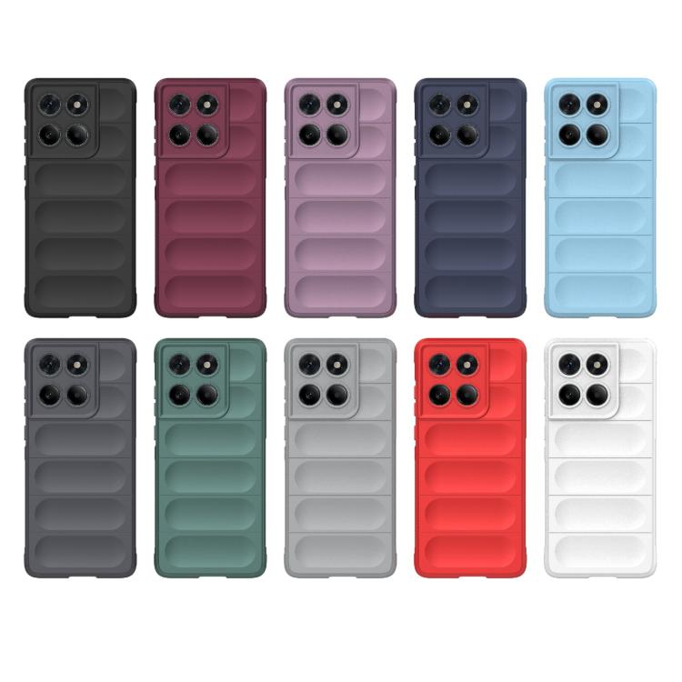 For Motorola Edge 60 Fusion 5G Global Magic Shield TPU + Flannel Phone Case(Wine Red) - free shipping - PMC TechLife - Order now!