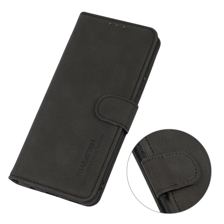 For Honor 90 KHAZNEH Matte Texture Leather Phone Case(Black) - Honor Cases by PMC TechLife | Online Shopping South Africa | PMC TechLife | Buy Now Pay Later Mobicred