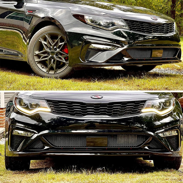 XH-6013 100x33cm Universal Car Grill Mesh Aluminum Alloy Grille Insert Bumper, Type:Large Hole(Black) - Front Grille Decoration Strip by PMC TechLife | Online Shopping South Africa | PMC TechLife | Buy Now Pay Later Mobicred