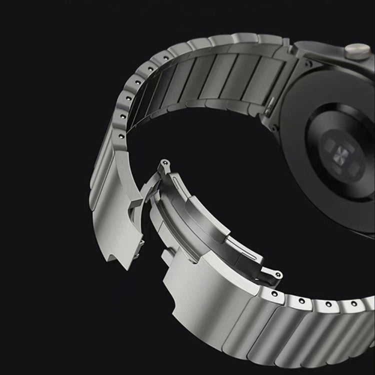 For Huawei Watch 4 / 4 Pro One Bead Stainless Steel Watch Band(Black) - Watch Bands by PMC TechLife | Online Shopping South Africa | PMC TechLife