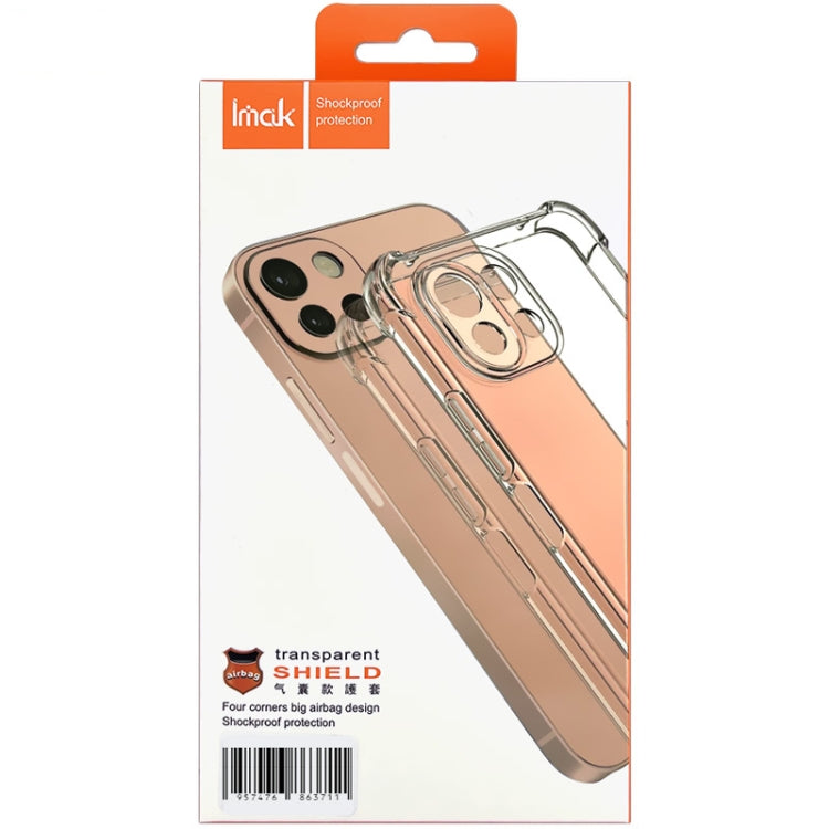 For Nothing Phone2 5G imak Shockproof Airbag TPU Phone Case(Transparent Black) - Nothing Cases by imak | Online Shopping South Africa | PMC Jewellery | Buy Now Pay Later Mobicred