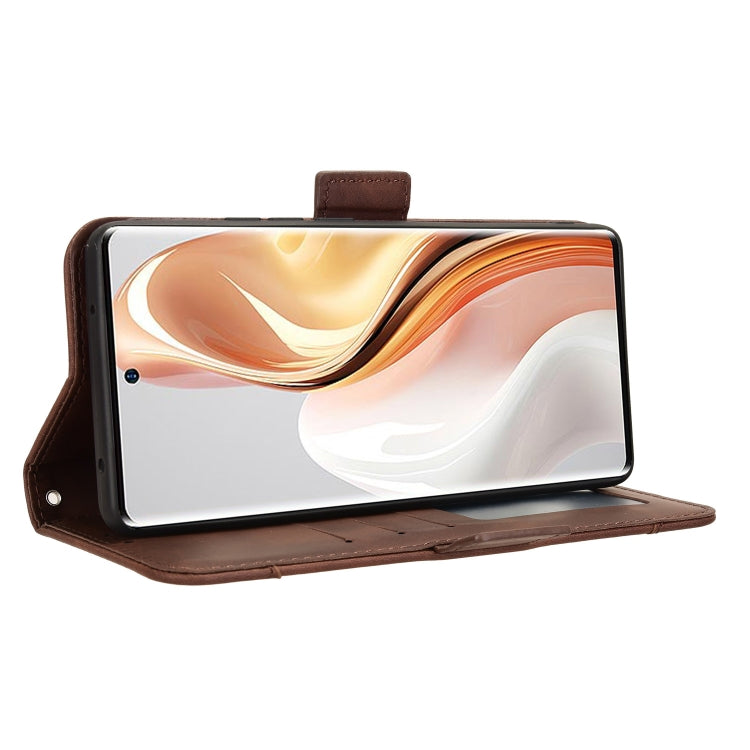 For Ulefone Note 17 Pro Skin Feel Calf Texture Card Slots Leather Phone Case(Brown) - Ulefone Cases by PMC Jewellery | Online Shopping South Africa | PMC Jewellery | Buy Now Pay Later Mobicred