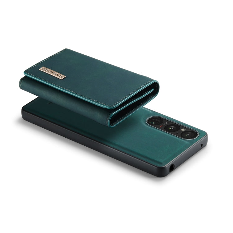For Sony Xperia 1 V DG.MING M1 Series 3-Fold Multi Card Wallet + Magnetic Phone Case(Green) - Sony Cases by DG.MING | Online Shopping South Africa | PMC TechLife | Buy Now Pay Later Mobicred