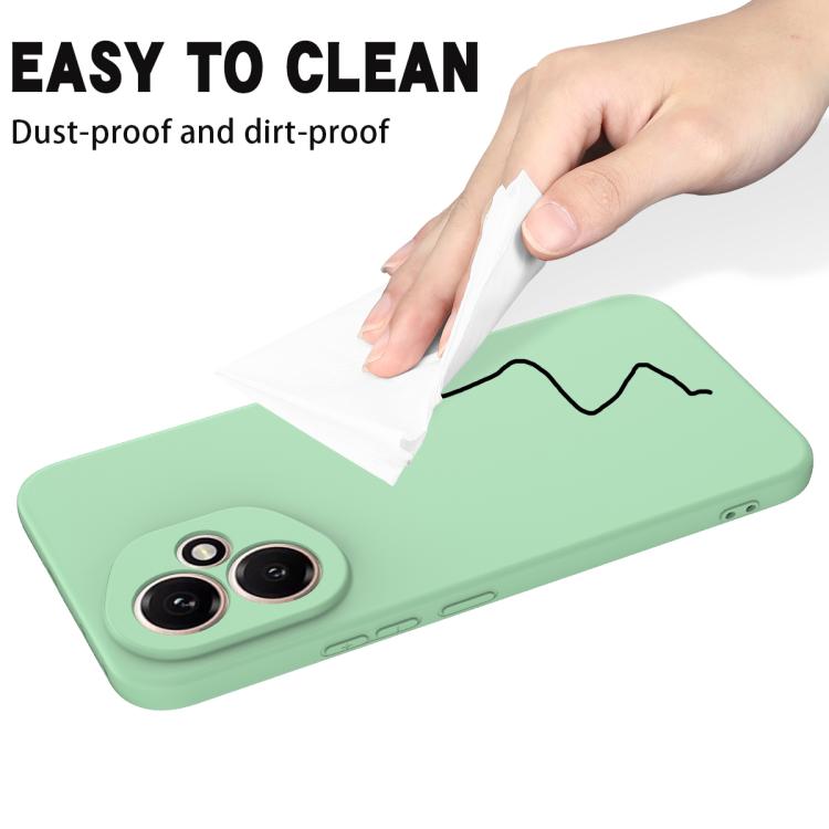 For Honor 400 Global 156.5mm Solid Color Liquid Silicone Dropproof Full Coverage Phone Case(Green) - free shipping - PMC TechLife - Order now!