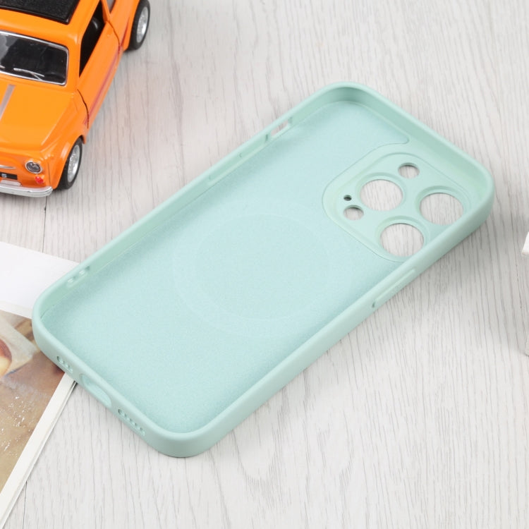 For iPhone 15 Pro Liquid Silicone Magsafe Phone Case(Light Cyan) - free shipping - PMC TechLife - Order now!