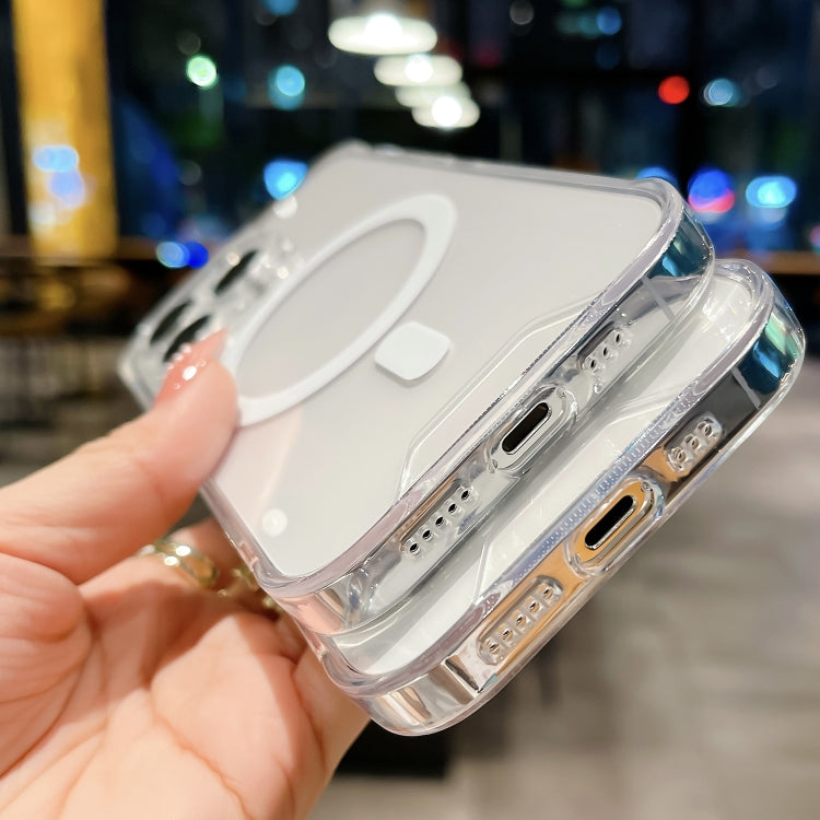 For iPhone 16 Pro Max Space MagSafe Acrylic Hybrid TPU Phone Case(Transparent) - iPhone 16 Pro Max Cases by PMC TechLife | Online Shopping South Africa | PMC TechLife | Buy Now Pay Later Mobicred