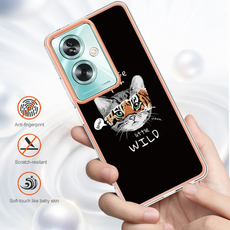 For OPPO A79 5G Global Electroplating Marble Dual-side IMD Phone Case(Natural Growth) - OPPO Cases by PMC TechLife | Online Shopping South Africa | PMC TechLife | Buy Now Pay Later Mobicred