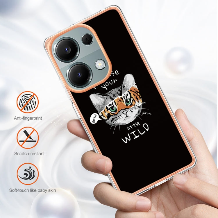 For Xiaomi Redmi Note 13 Pro 4G/Poco M6 Pro 4G Electroplating Marble Dual-side IMD Phone Case(Natural Growth) - Note 13 Pro Cases by PMC TechLife | Online Shopping South Africa | PMC TechLife | Buy Now Pay Later Mobicred