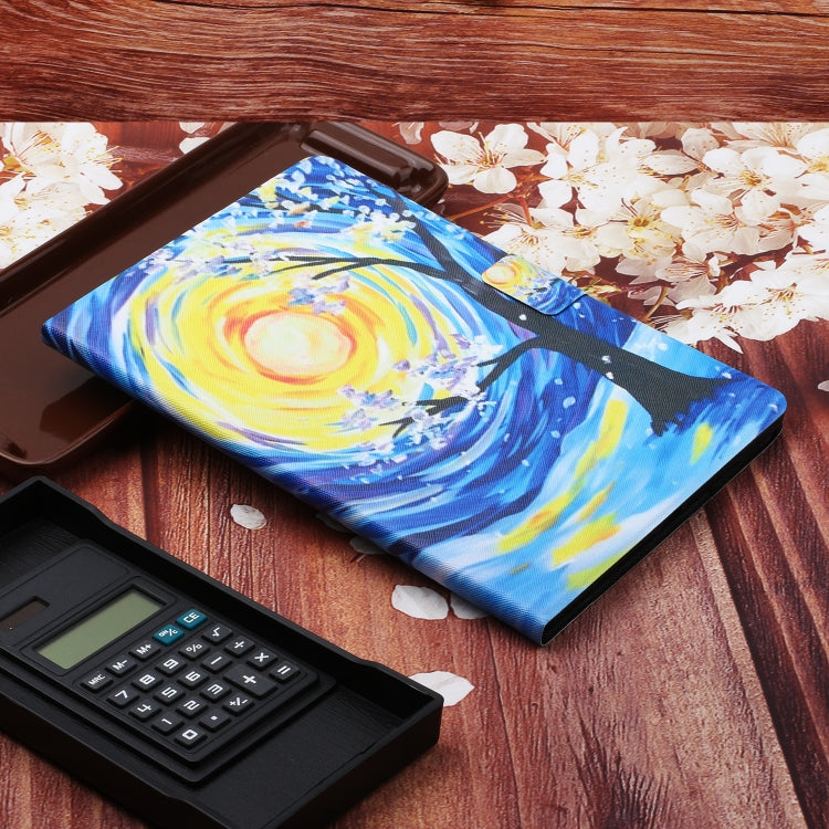 For Amazon Kindle Fire Max 11 Colored Drawing Smart Leather Tablet Case(Starry Sky Tree) - Amazon by PMC TechLife | Online Shopping South Africa | PMC TechLife | Buy Now Pay Later Mobicred