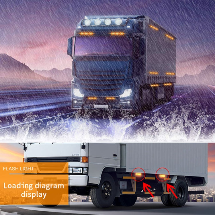 DC12V-24V / 36W Car Truck Emergency Strobe Flash Warning Light 12LEDs Long Ultra-thin Side Lights(White) - Warning Lights by PMC TechLife | Online Shopping South Africa | PMC TechLife | Buy Now Pay Later Mobicred