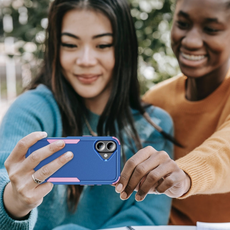 For iPhone 16 Plus Commuter Shockproof TPU + PC Phone Case(Royal Blue+Pink) - iPhone 16 Plus Cases by PMC TechLife | Online Shopping South Africa | PMC TechLife | Buy Now Pay Later Mobicred